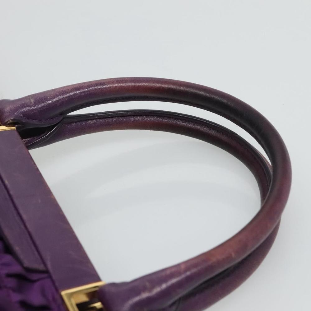 PRADA Hand Bag Nylon 2way Purple Auth 112537 - Picture 8 of 16